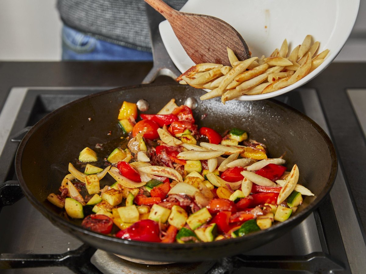 Gemischte Schupfnudelpfanne