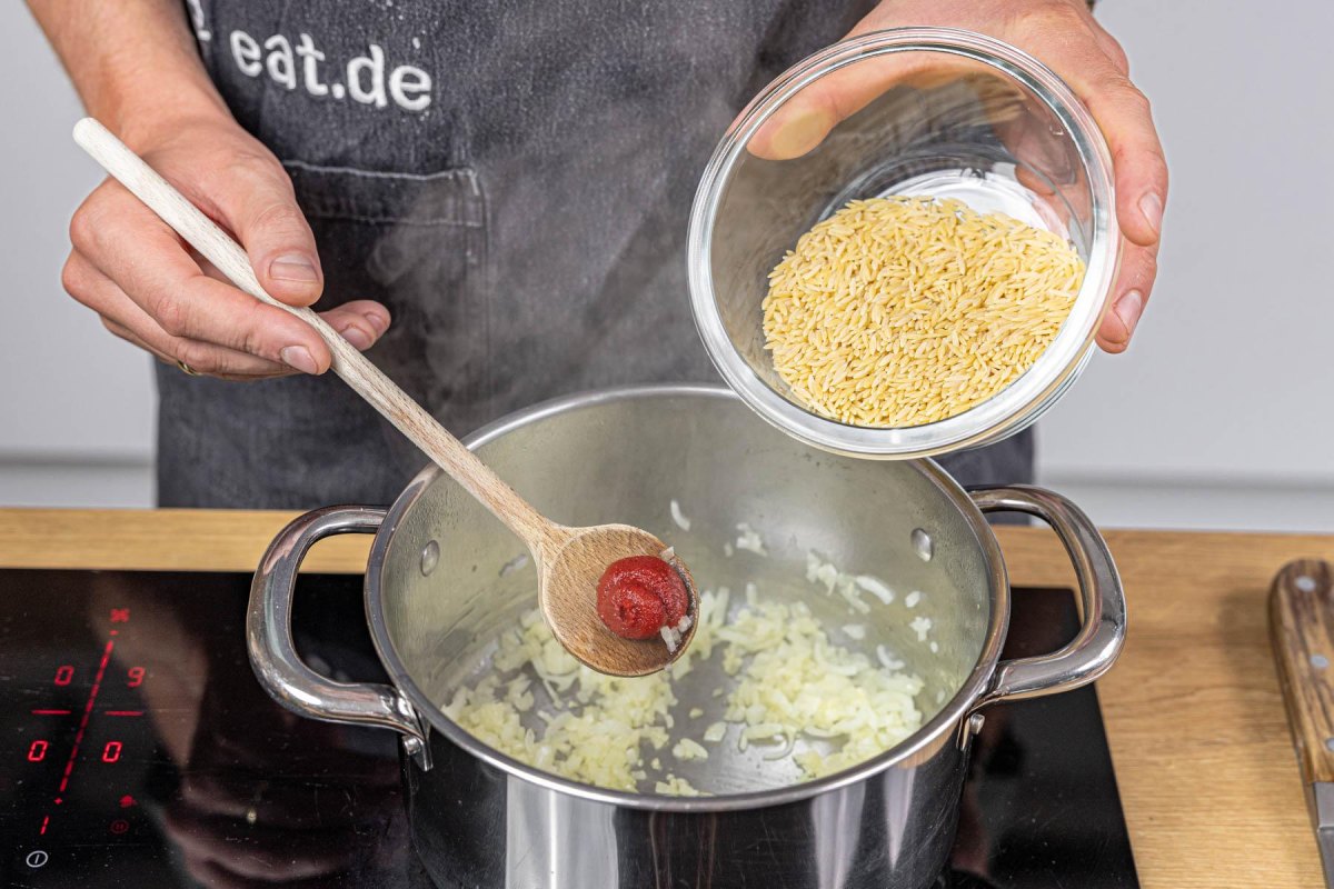 Zutaten gemeinsam im One Pot Topf