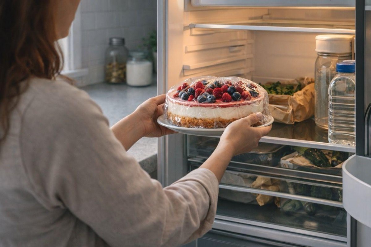 Torte im Kühlschrank aufbewahren