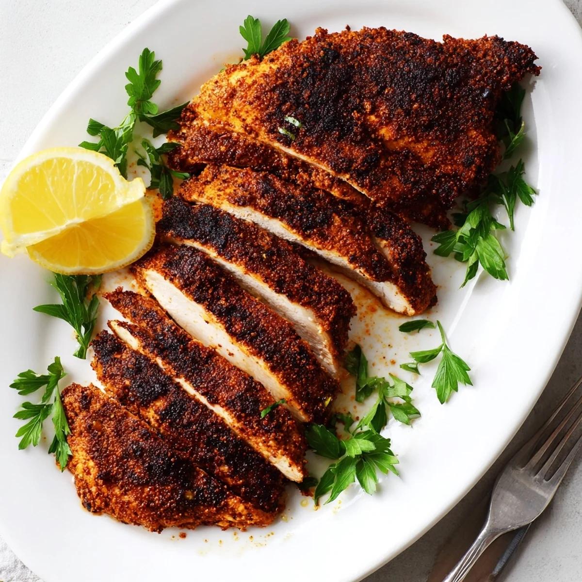 Gebratenes Cajun Hähnchen mit Kruste