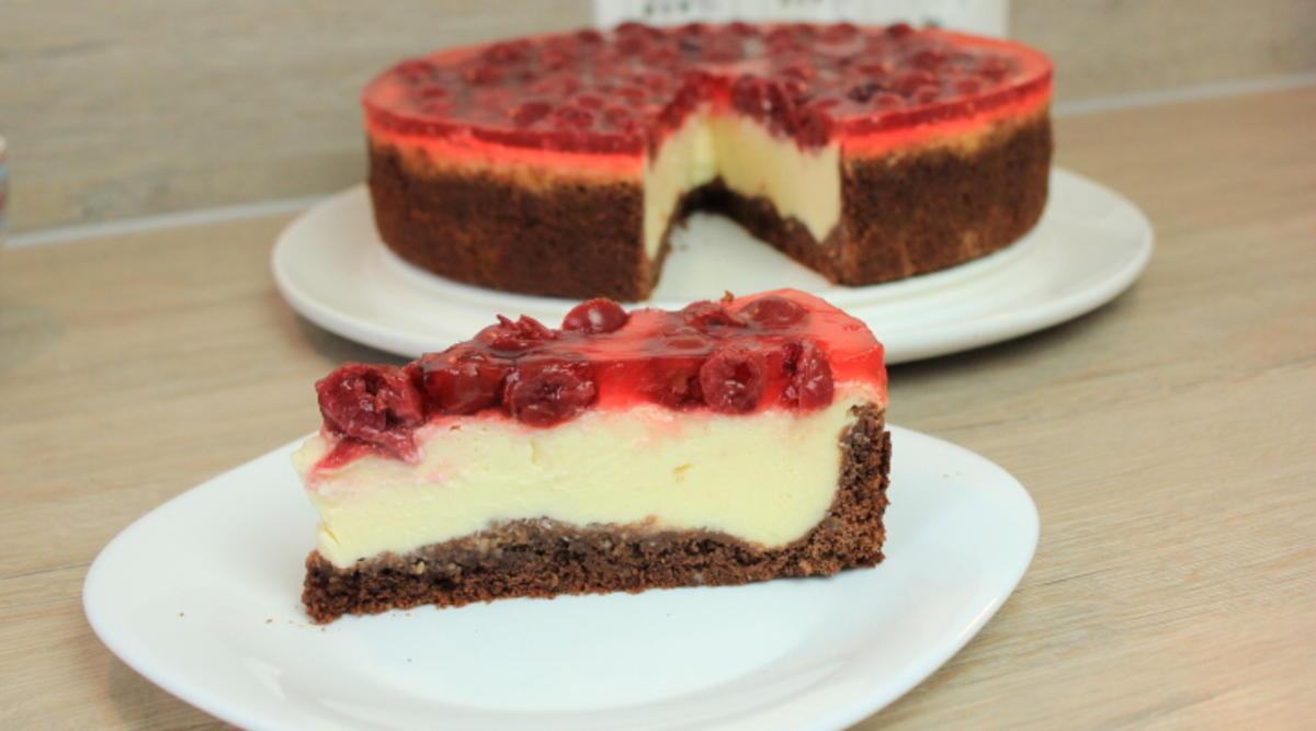 Anschnitt Prinzenrolle Kirschkuchen