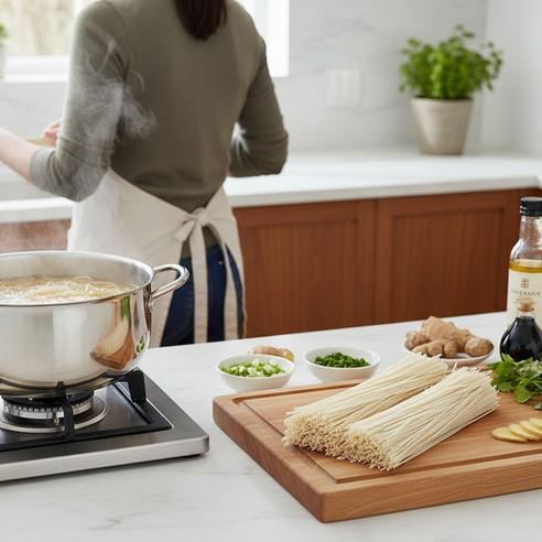 Topf für One Pot Nudeln
