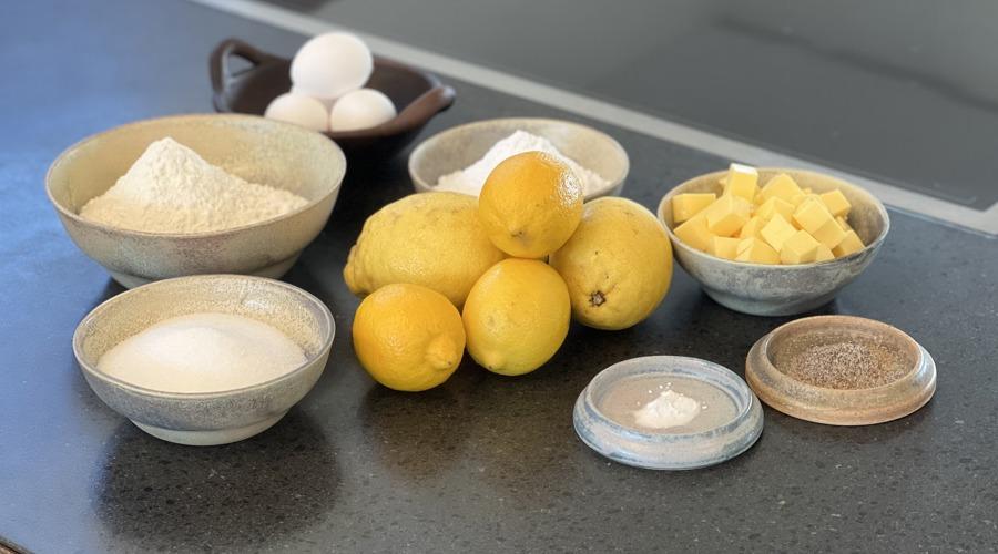 Frische Zitronen zum Backen
