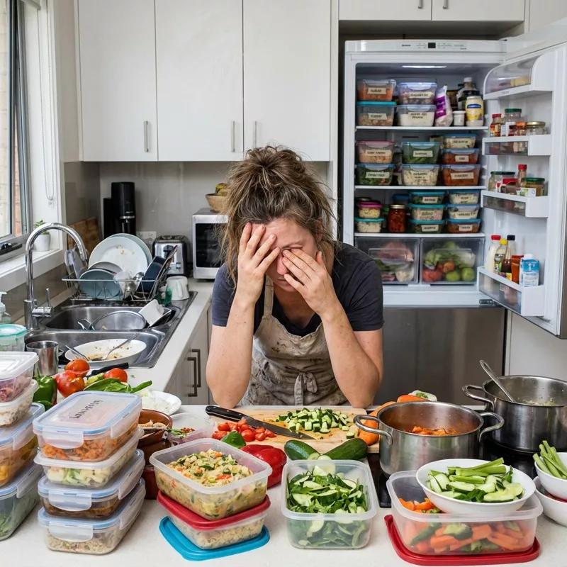 Meal Prep Fehler und Planung Küche