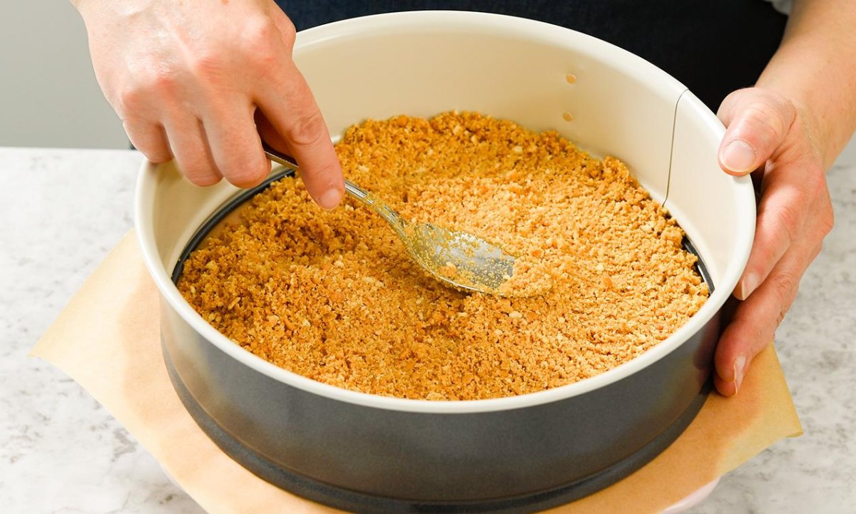 Keksboden für Käsekuchen ohne Backen