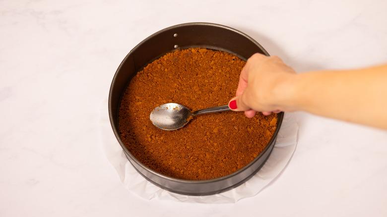 Speculoos Keksboden für Cheesecake