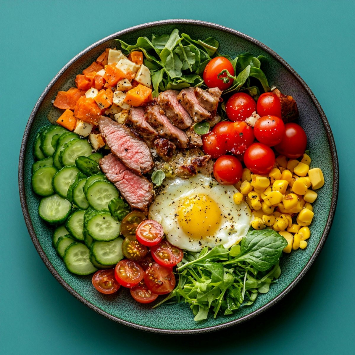 Low Carb Protein Bowl Gemüse