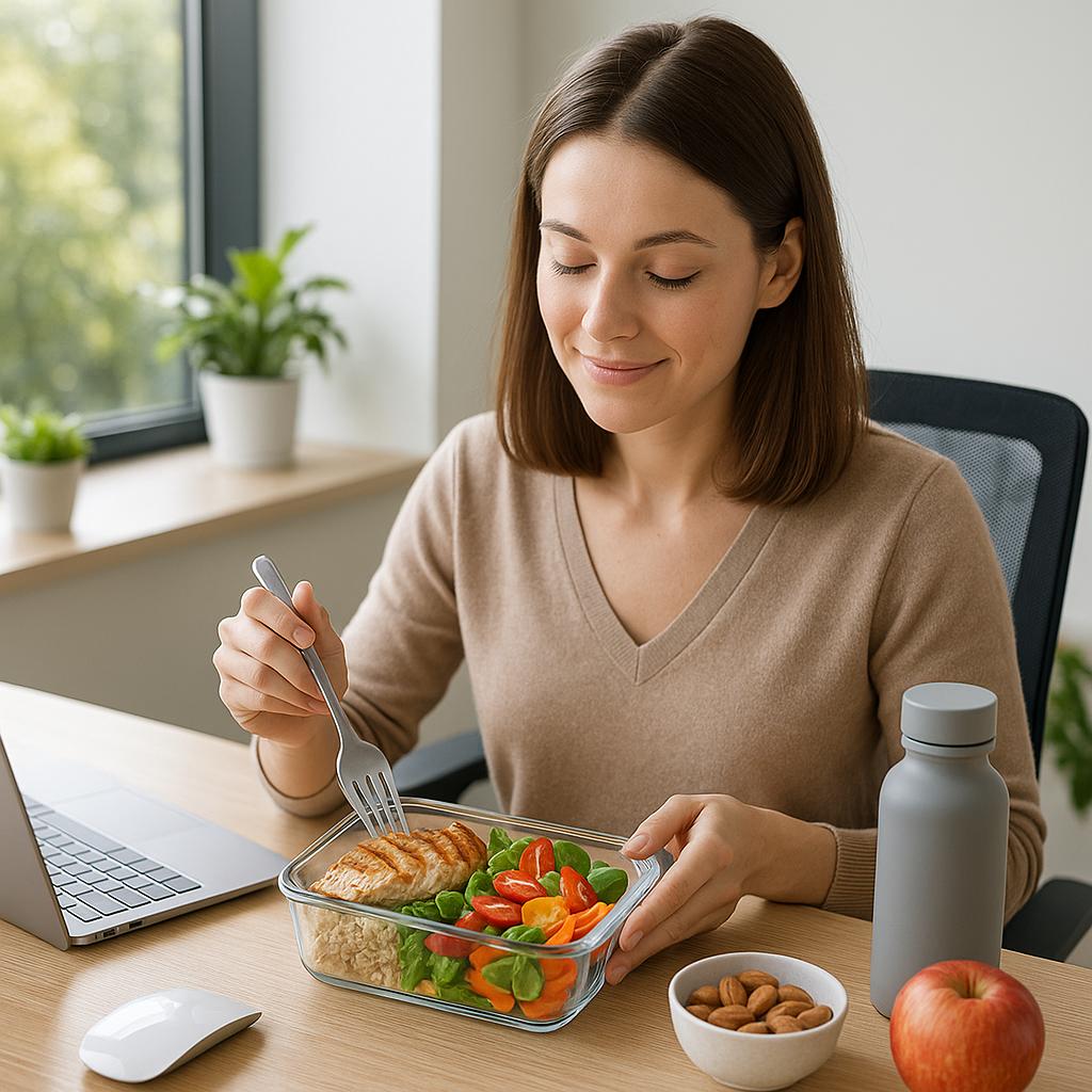 Produktive Mittagspause mit Meal Prep