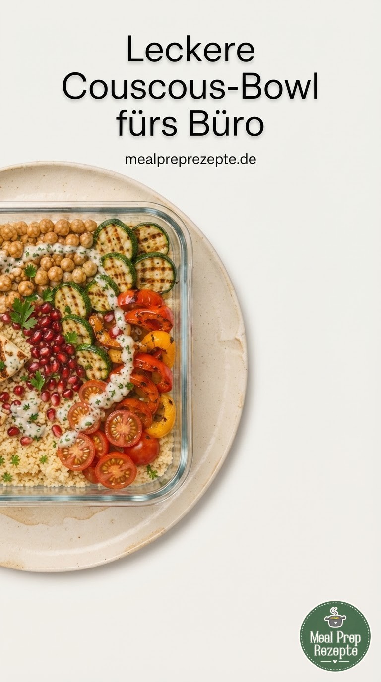 Leckere Couscous-Bowl fürs Büro