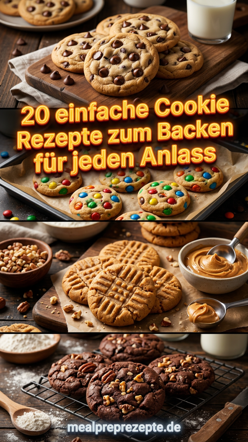 20 einfache Cookie Rezepte zum Backen für jeden Anlass