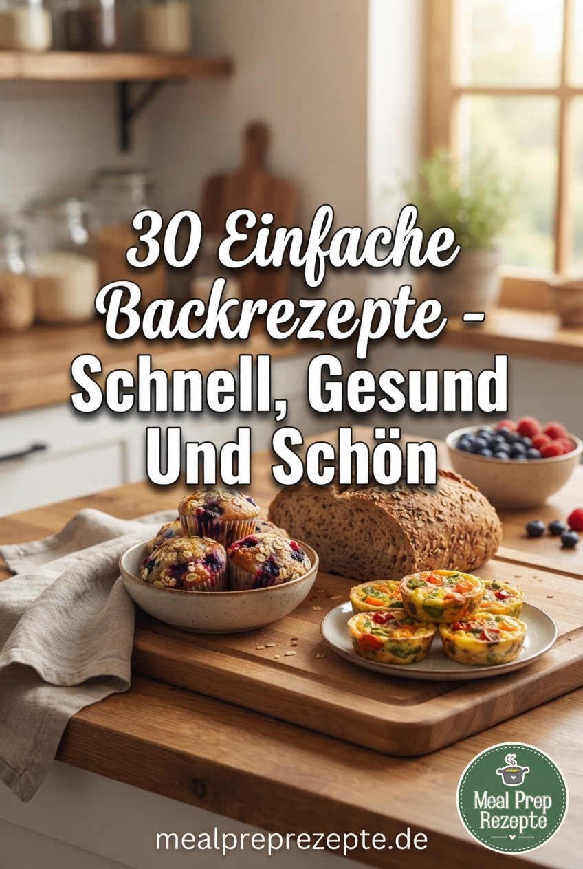 30 Einfache Backrezepte - Schnell, Gesund Und Schön