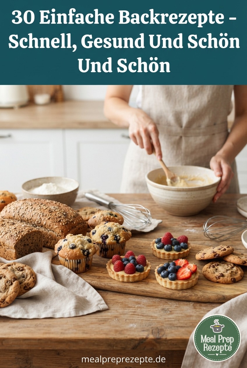 30 Einfache Backrezepte - Schnell, Gesund Und Schön