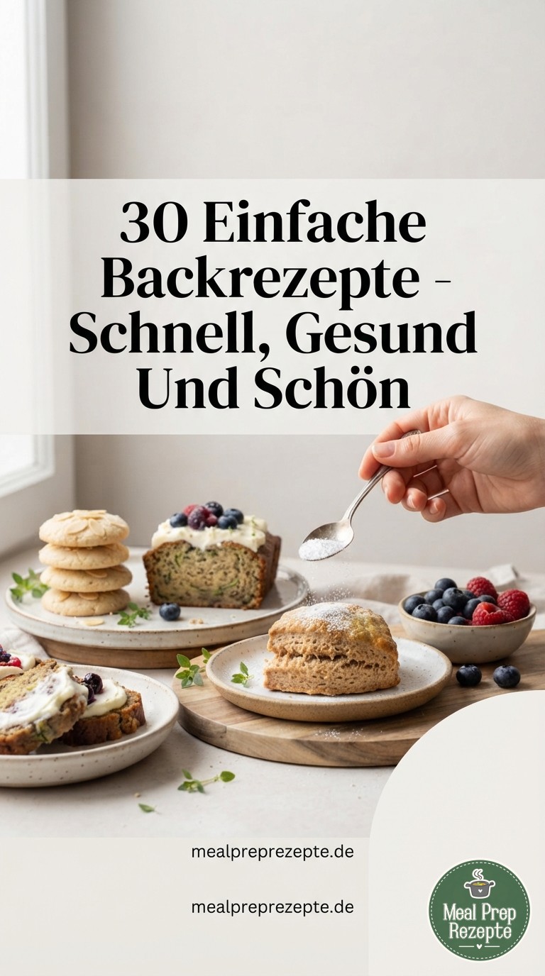 30 Einfache Backrezepte - Schnell, Gesund Und Schön
