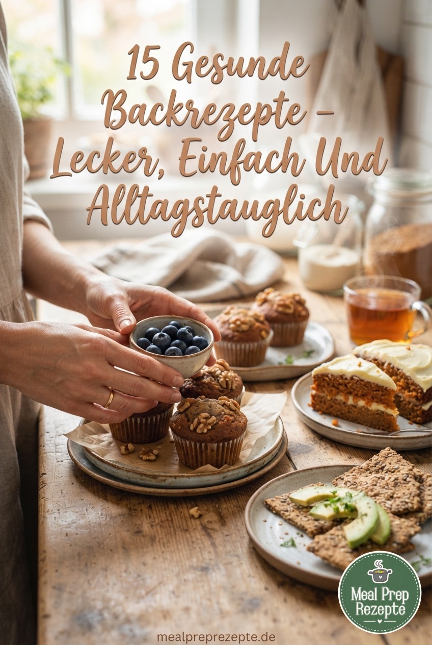 15 Gesunde Backrezepte - Lecker, Einfach Und Alltagstauglich