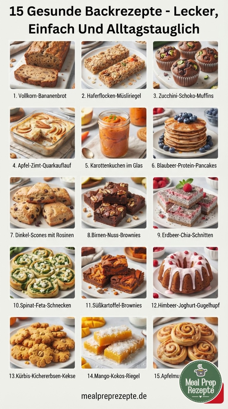 15 Gesunde Backrezepte - Lecker, Einfach Und Alltagstauglich