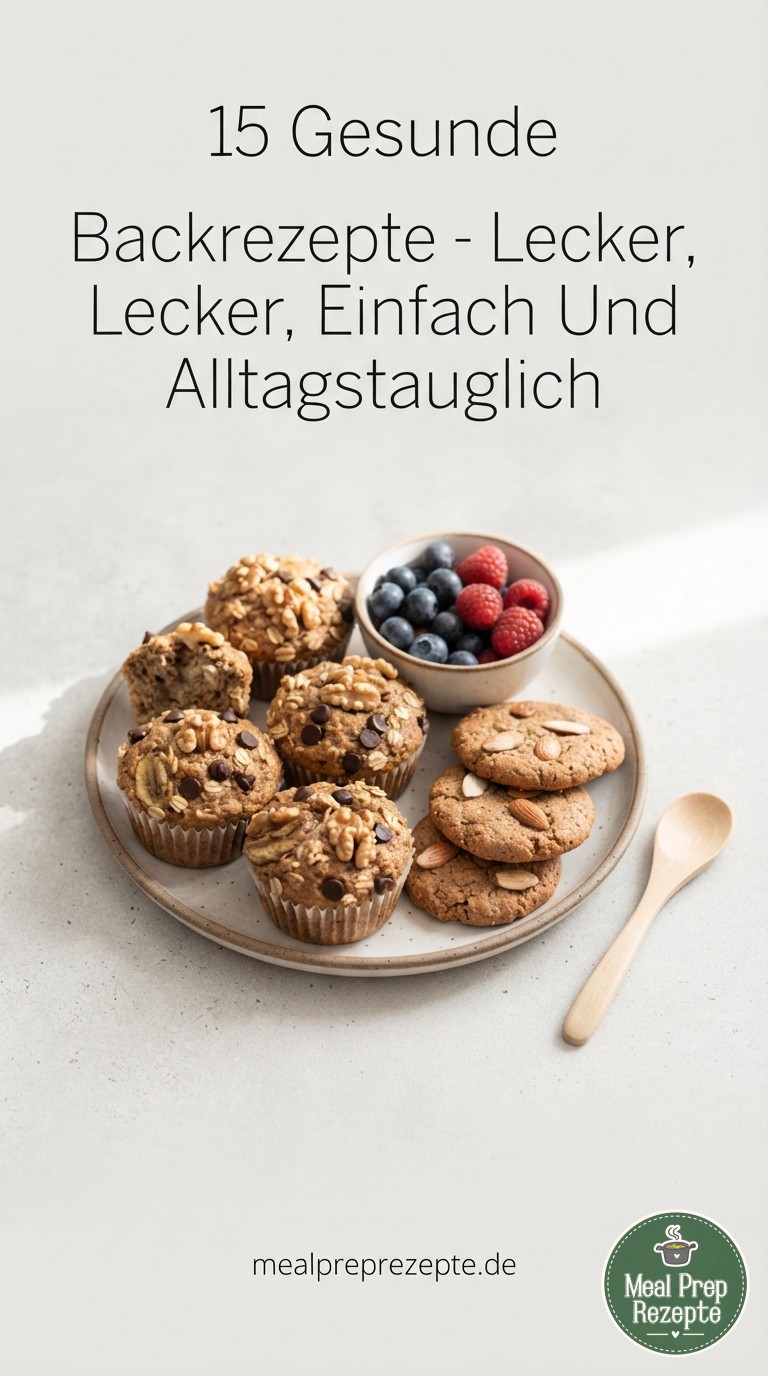 15 Gesunde Backrezepte - Lecker, Einfach Und Alltagstauglich