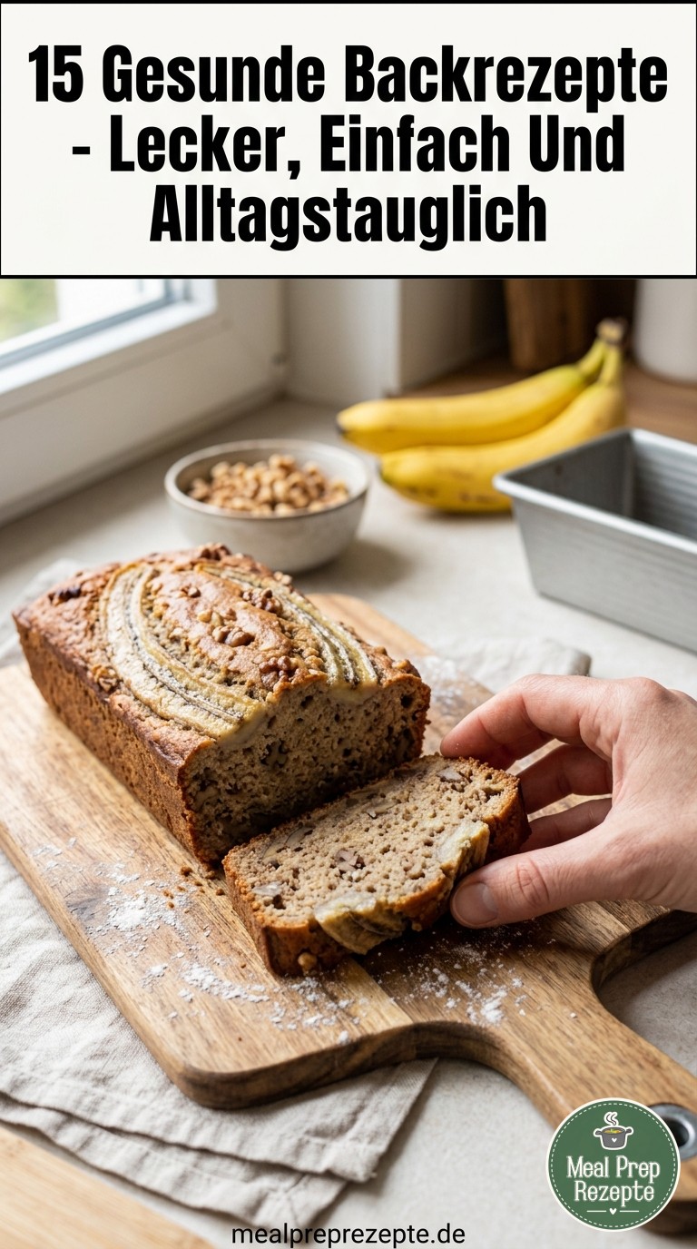 15 Gesunde Backrezepte - Lecker, Einfach Und Alltagstauglich