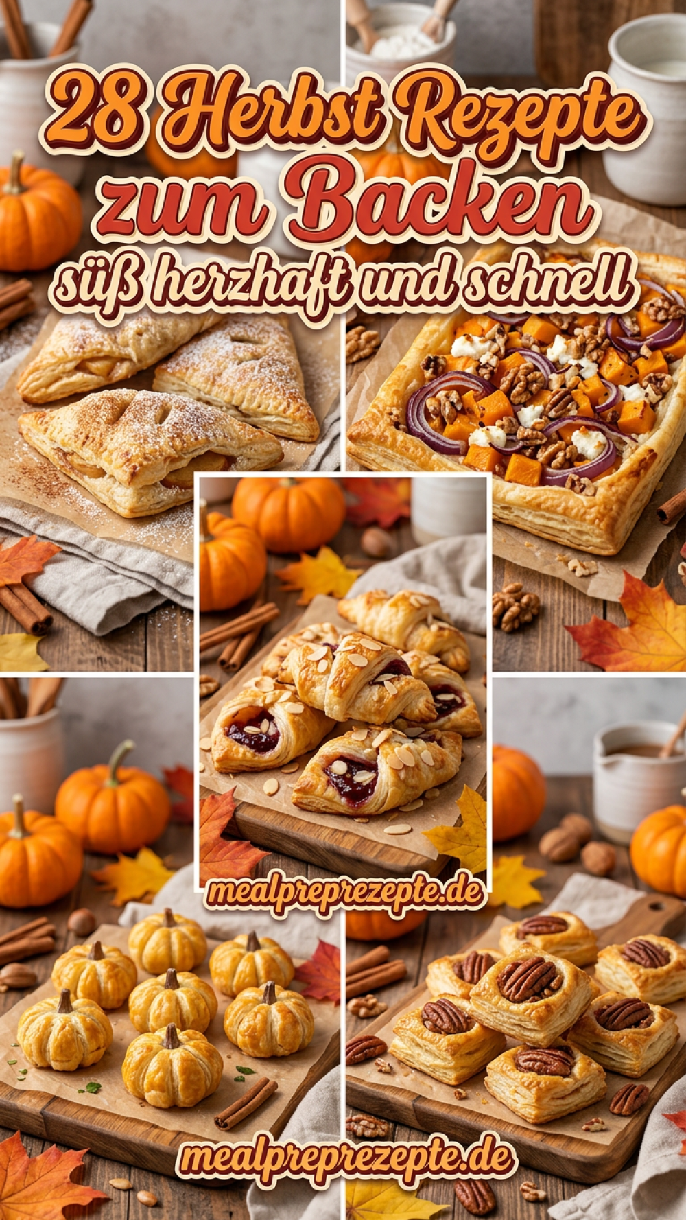 28 Herbst Rezepte zum Backen süß herzhaft und schnell