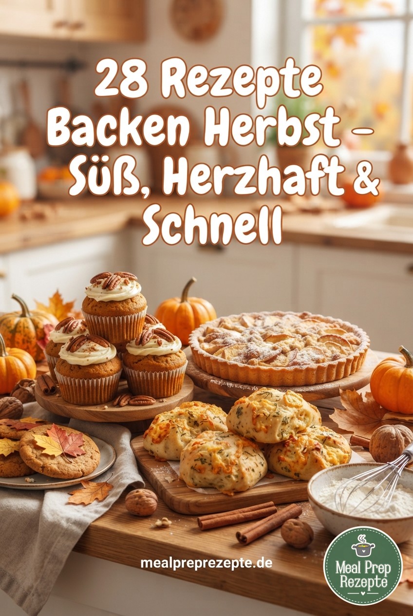 28 Rezepte Backen Herbst - Süß, Herzhaft & Schnell