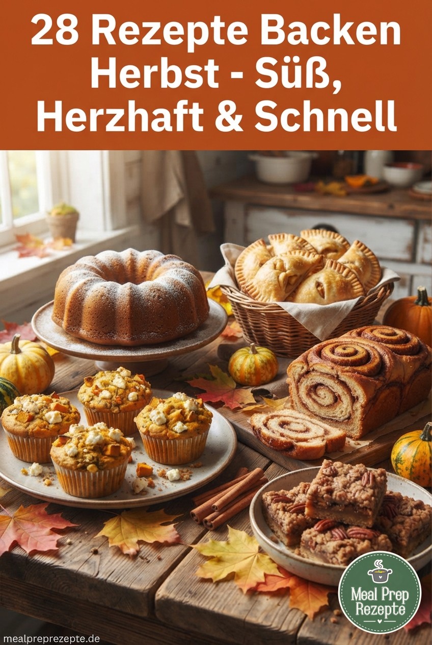28 Rezepte Backen Herbst - Süß, Herzhaft & Schnell