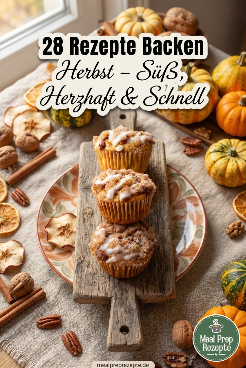 28 Rezepte Backen Herbst - Süß, Herzhaft & Schnell