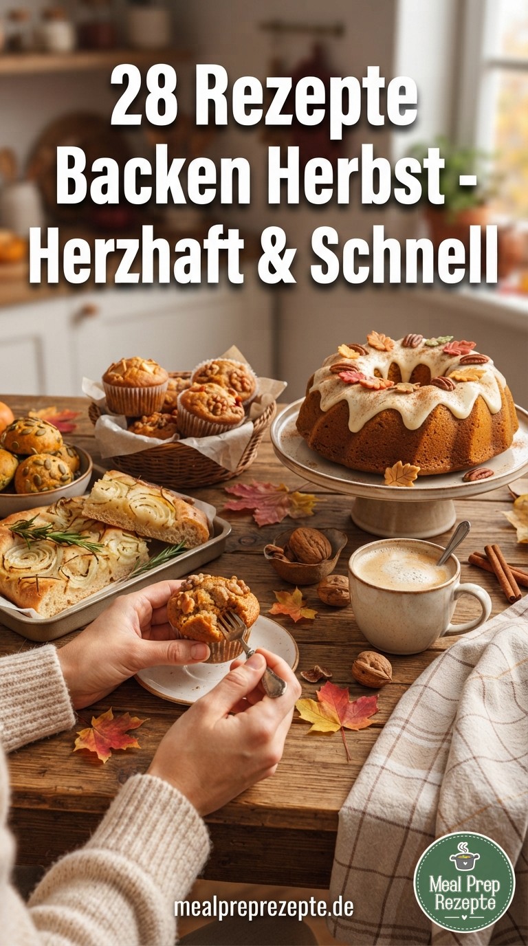 28 Rezepte Backen Herbst - Süß, Herzhaft & Schnell