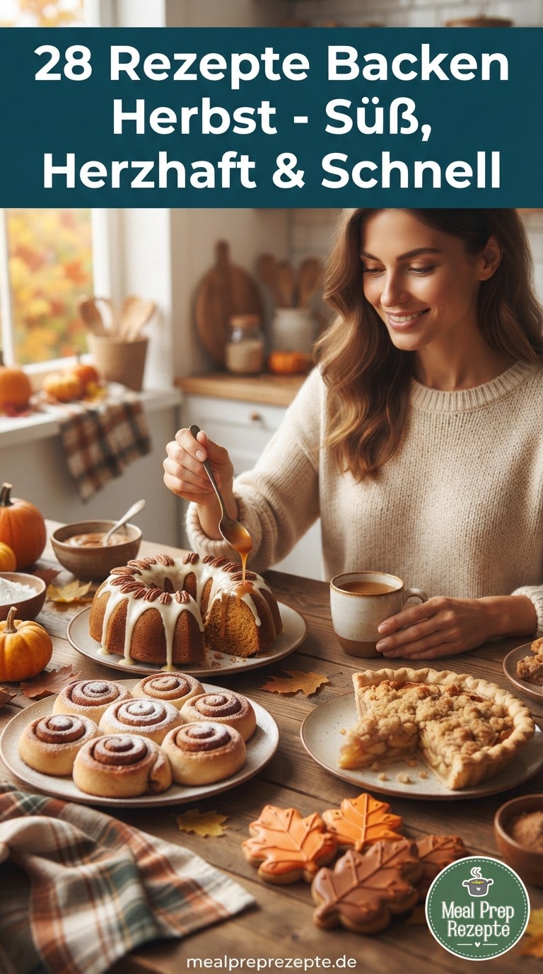 28 Rezepte Backen Herbst - Süß, Herzhaft & Schnell