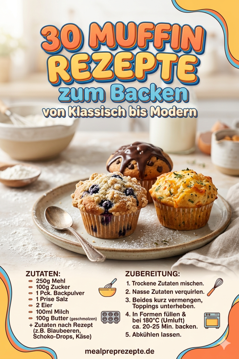 30 Muffin Rezepte zum Backen von klassisch bis modern