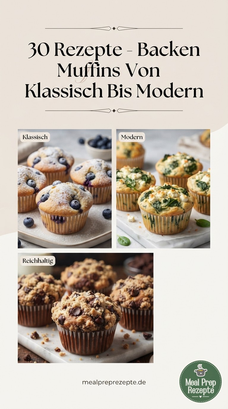 30 Rezepte - Backen Muffins Von Klassisch Bis Modern