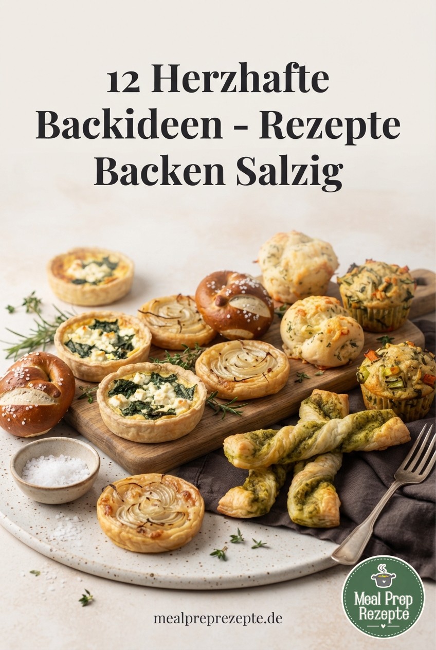 12 Herzhafte Backideen - Rezepte Backen Salzig