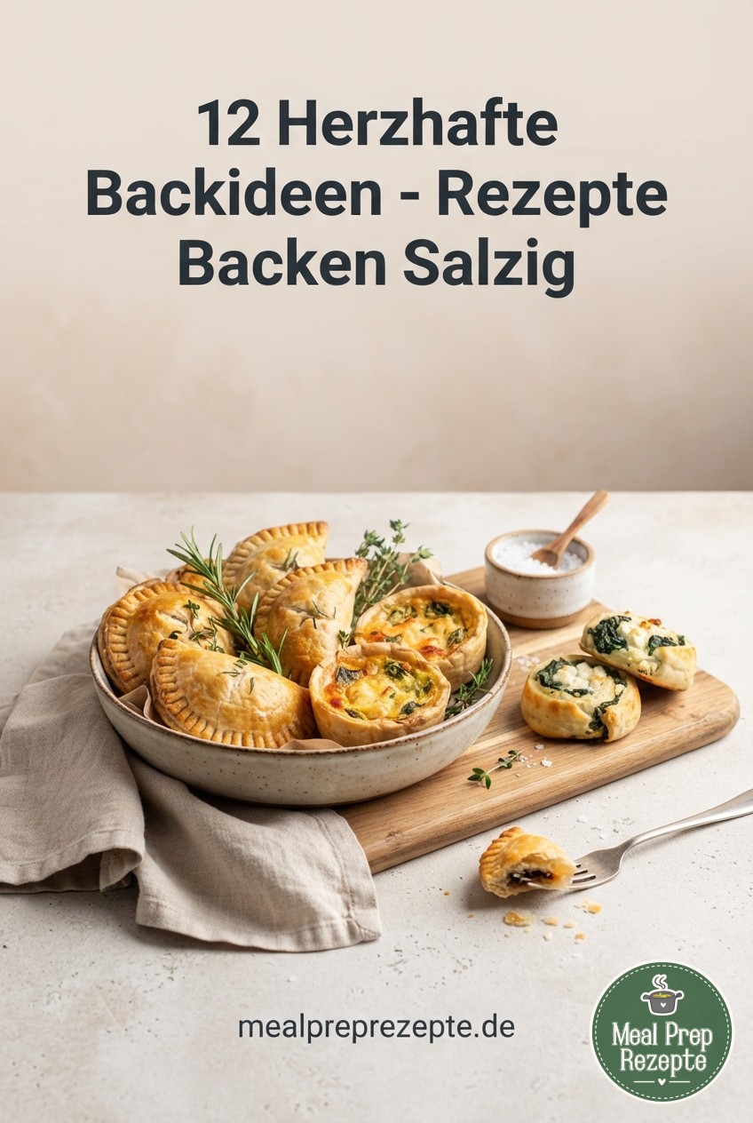 12 Herzhafte Backideen - Rezepte Backen Salzig
