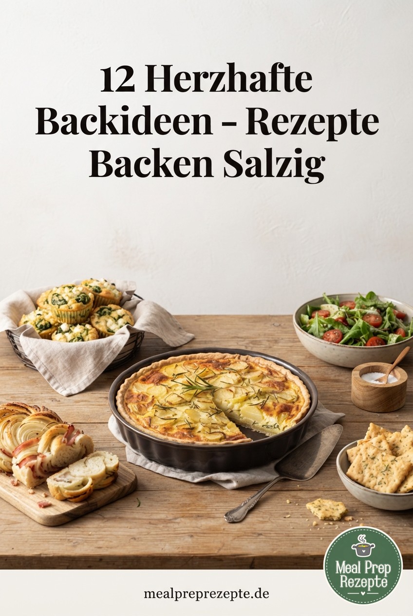 12 Herzhafte Backideen - Rezepte Backen Salzig
