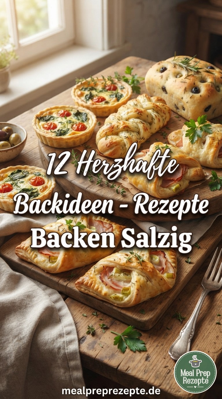 12 Herzhafte Backideen - Rezepte Backen Salzig