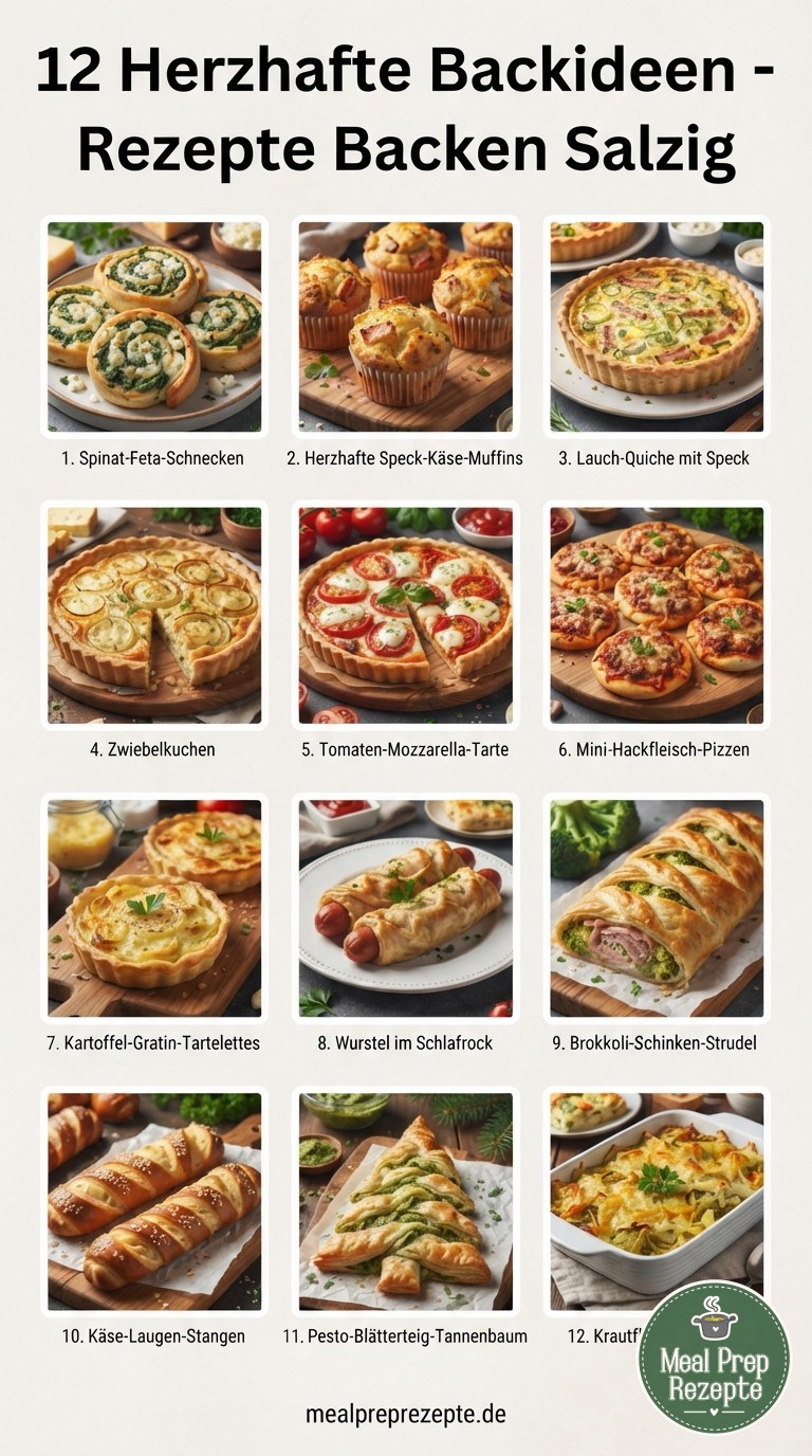 12 Herzhafte Backideen - Rezepte Backen Salzig