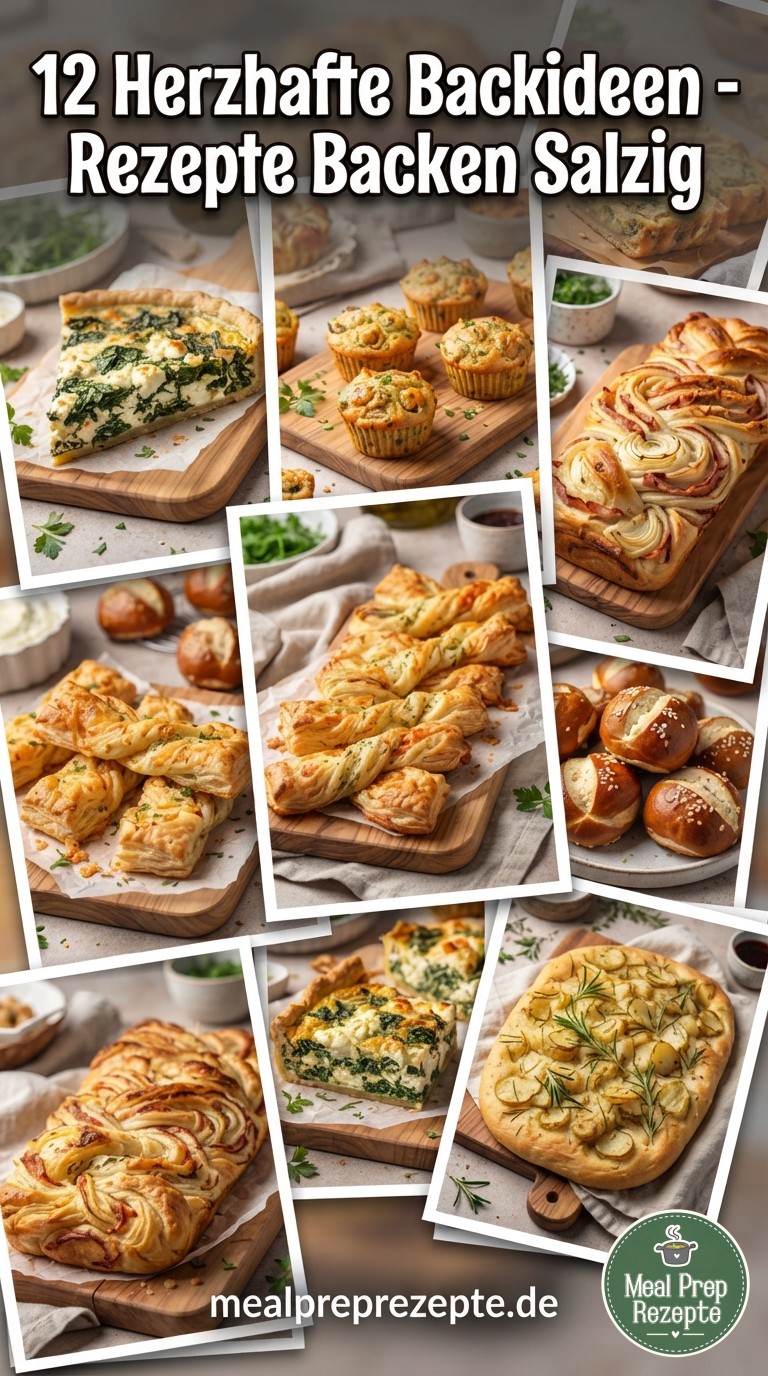 12 Herzhafte Backideen - Rezepte Backen Salzig