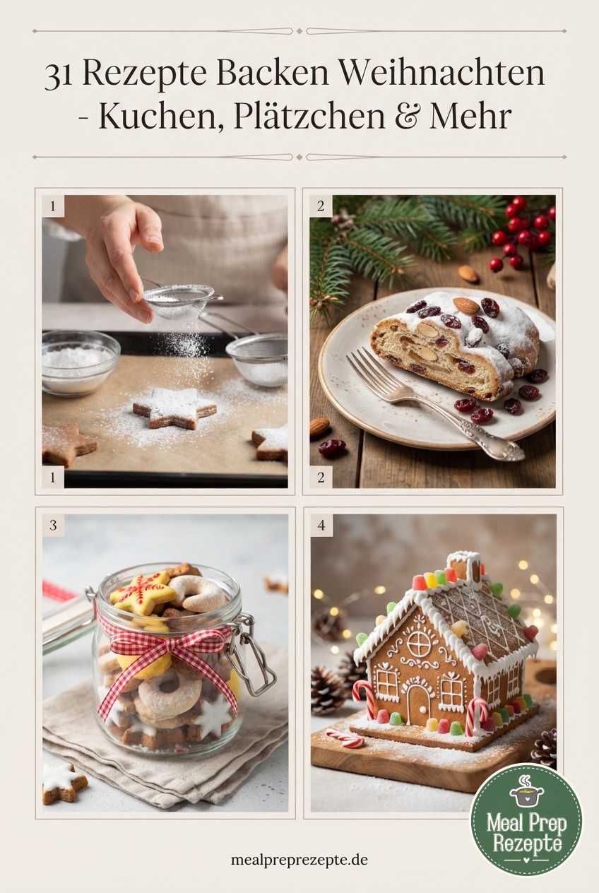 31 Rezepte Backen Weihnachten - Kuchen, Plätzchen & Mehr