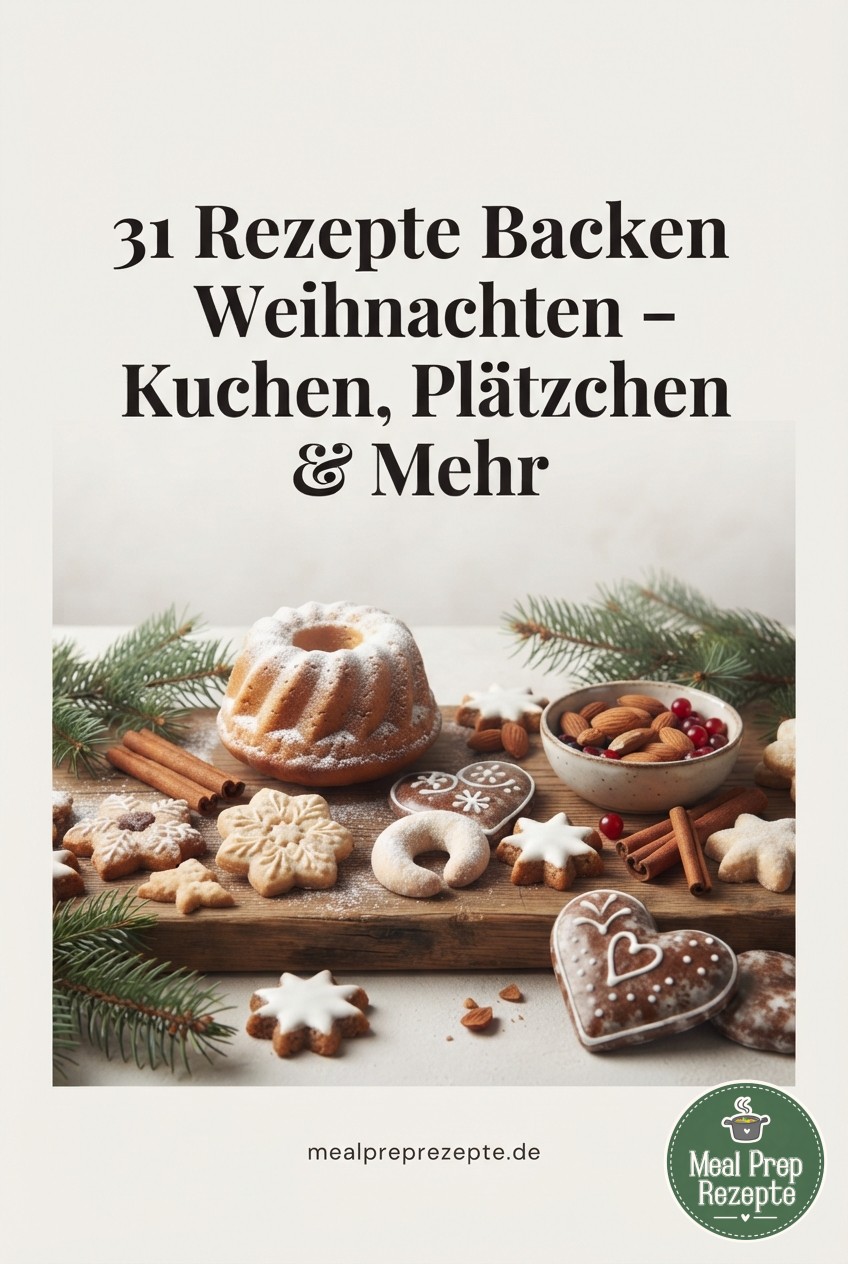 31 Rezepte Backen Weihnachten - Kuchen, Plätzchen & Mehr