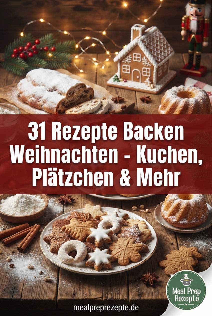 31 Rezepte Backen Weihnachten - Kuchen, Plätzchen & Mehr