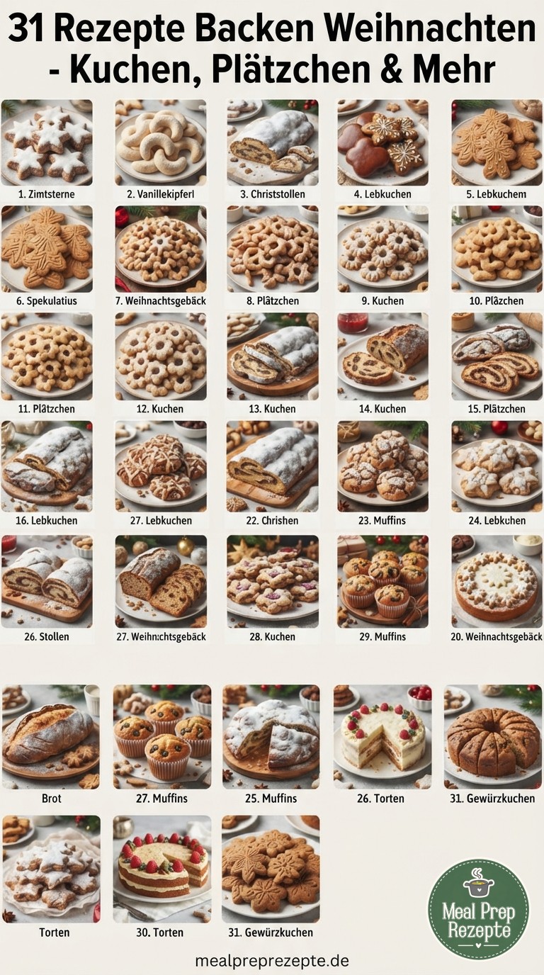 31 Rezepte Backen Weihnachten - Kuchen, Plätzchen & Mehr