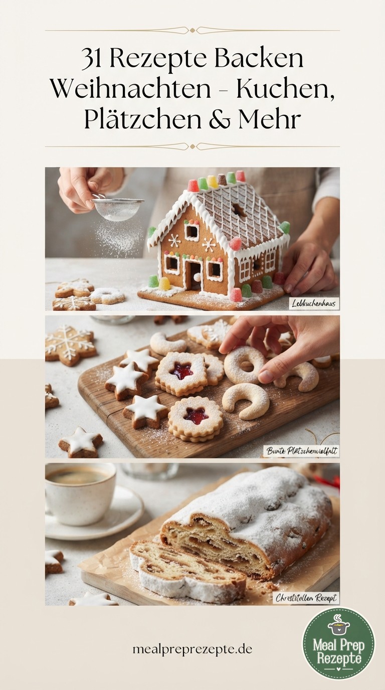 31 Rezepte Backen Weihnachten - Kuchen, Plätzchen & Mehr