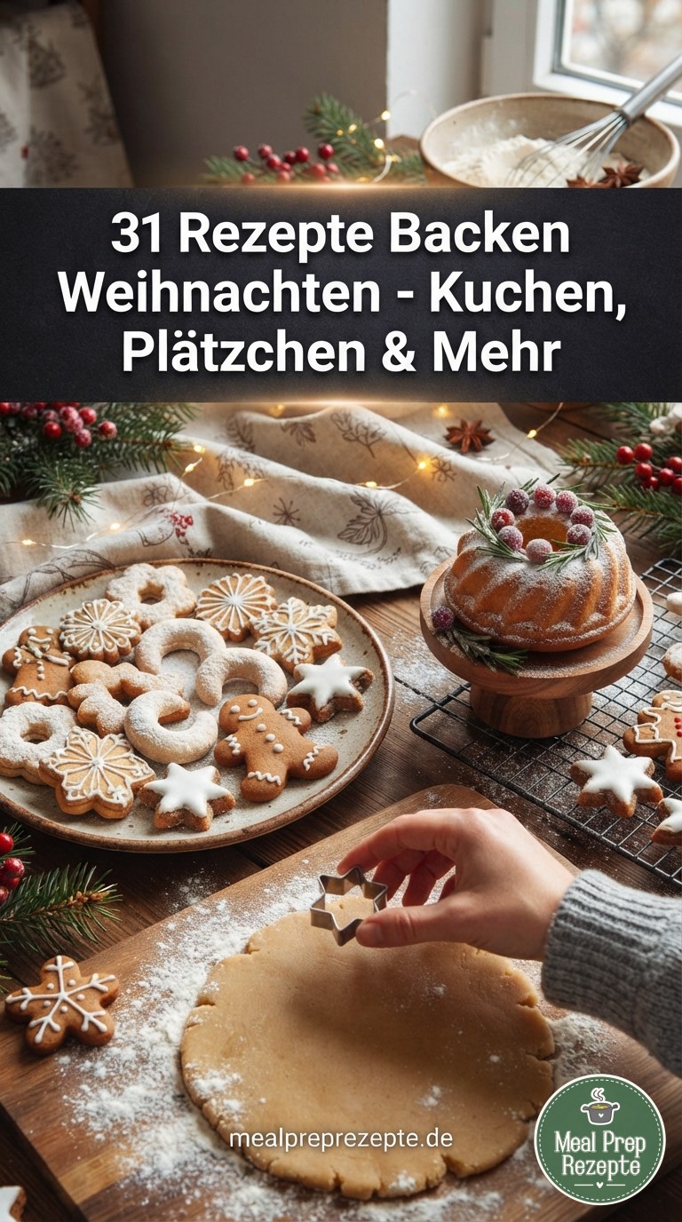 31 Rezepte Backen Weihnachten - Kuchen, Plätzchen & Mehr