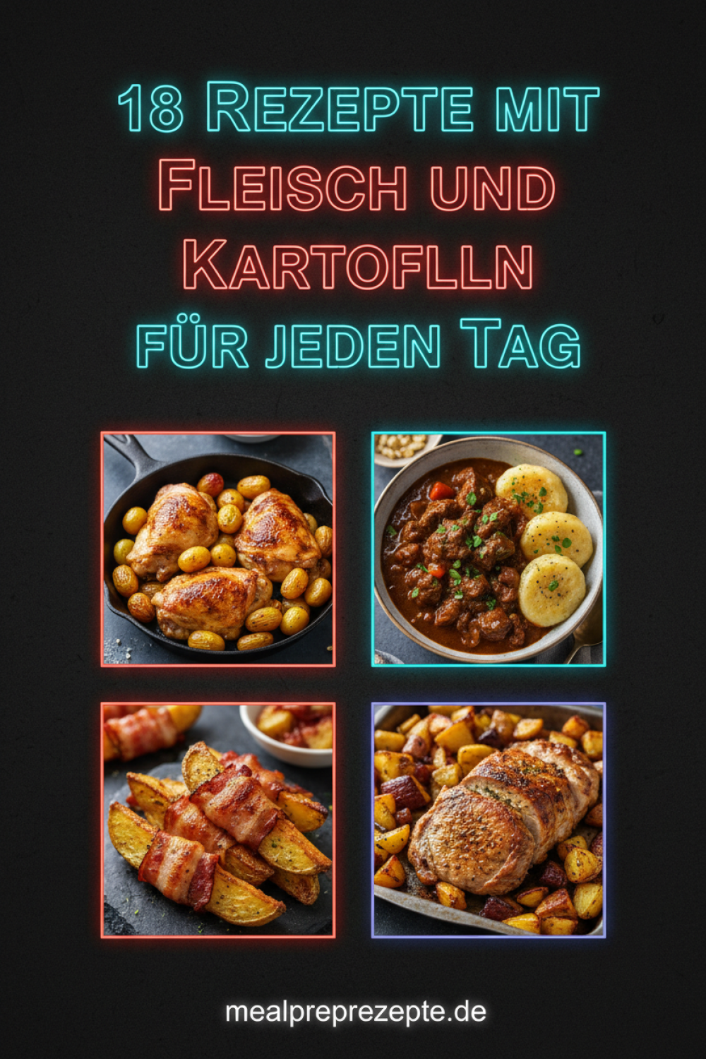 18 Rezepte mit Fleisch und Kartoffeln für jeden Tag