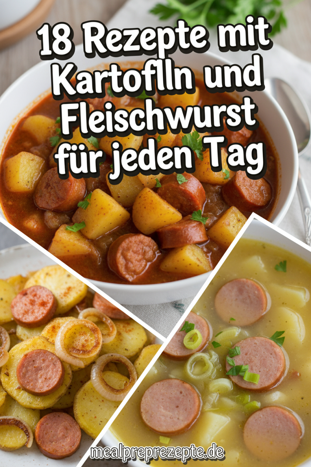18 Rezepte mit Kartoffeln und Fleischwurst für jeden Tag