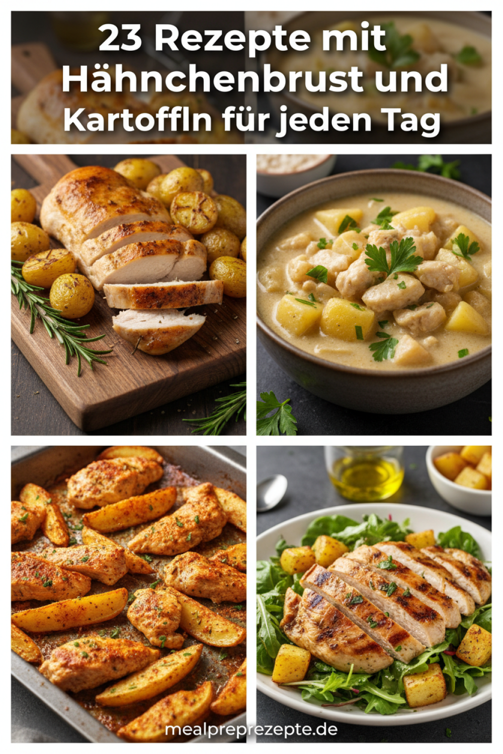 23 Rezepte mit Hähnchenbrust und Kartoffeln für jeden Tag