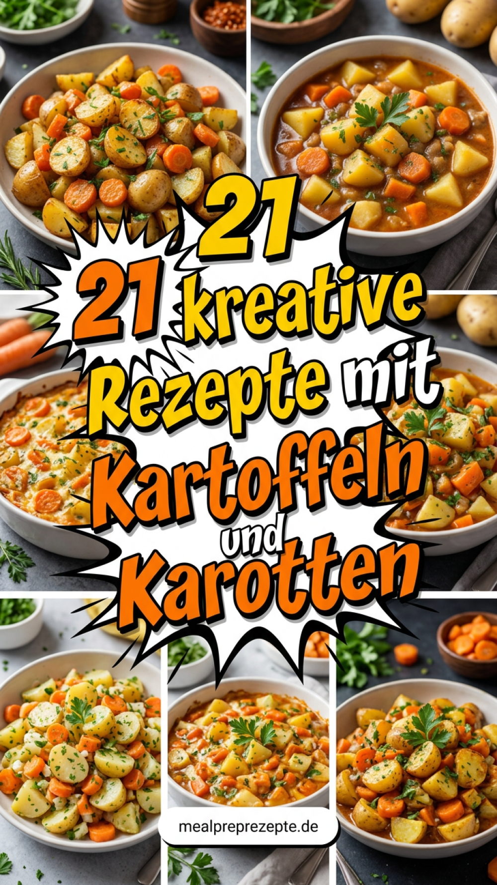 21 kreative Rezepte mit Kartoffeln und Karotten