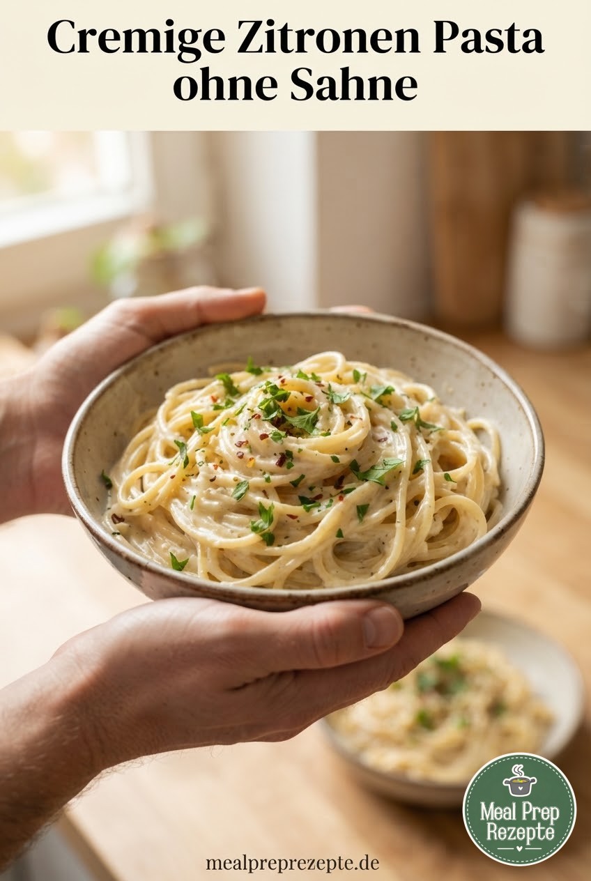 Cremige Zitronen Pasta ohne Sahne