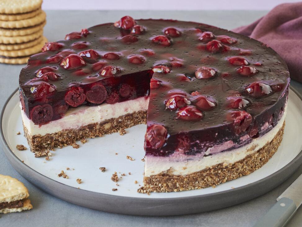 Prinzenrolle Kuchen ohne Backen einfach zubereiten