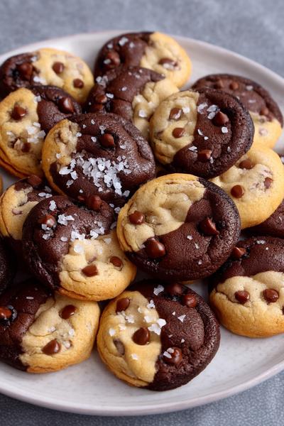 5. Einfache Rezepte Backen Cookies als Kakao-Crinkle mit Puderzucker-Schneefeld