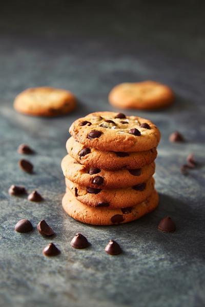 8. American Cookies Rezepte Einfach Backen als Peanut-Butter-Cookies mit Gabelmuster
