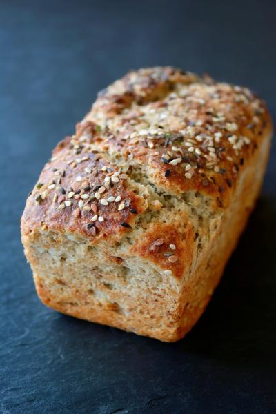 11. Hafer-Soda-Brot für brot backen rezepte gesund ohne hefe mit Buttermilch und goldener Kruste